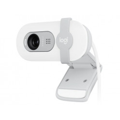 Logitech Brio 100 Full HD webcam, 1080p/30fps, privacy shutter, auto light correction, buil-in mic, USB-A,  OFF-WHITE - USB - EMEA28-935